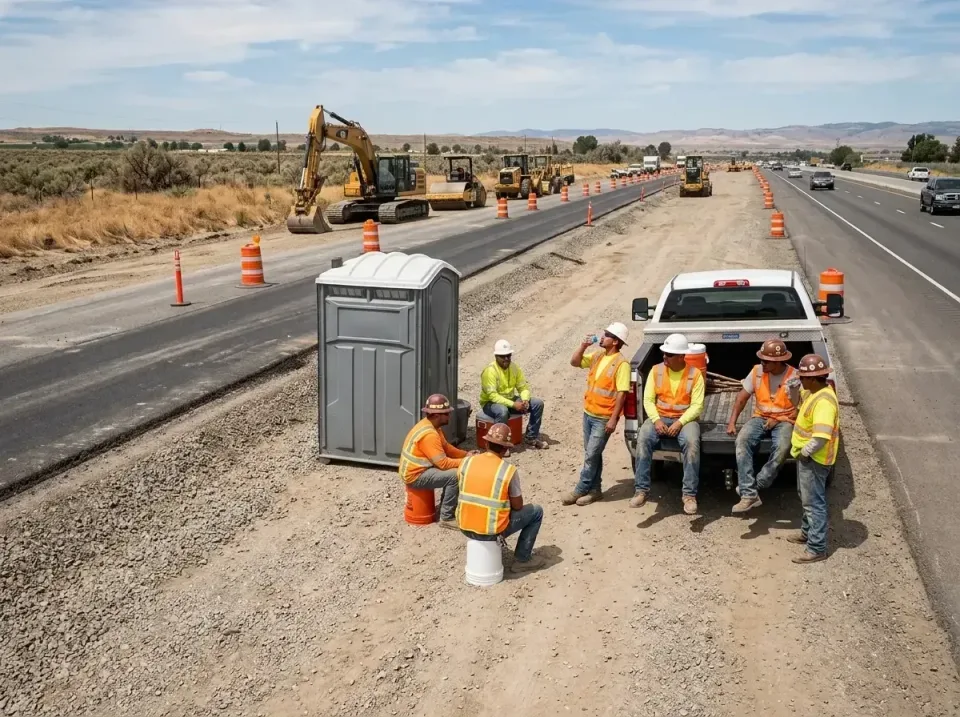 highway-road-construction-crew-007 — frequently asked questions, Porta Potty and Restroom Rentals in Memphis, TX